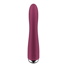 Вібратор точки G з обертанням, 2 мотори, червоний Satisfyer Spinning Vibe 1 Red