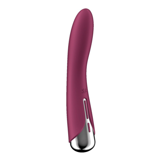 Вібратор точки G з обертанням, 2 мотори, червоний Satisfyer Spinning Vibe 1 Red