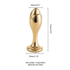Анальна пробка з перловим дизайном Lockink Sevanda Pearl Pearl Rose-Shape Anal Plug