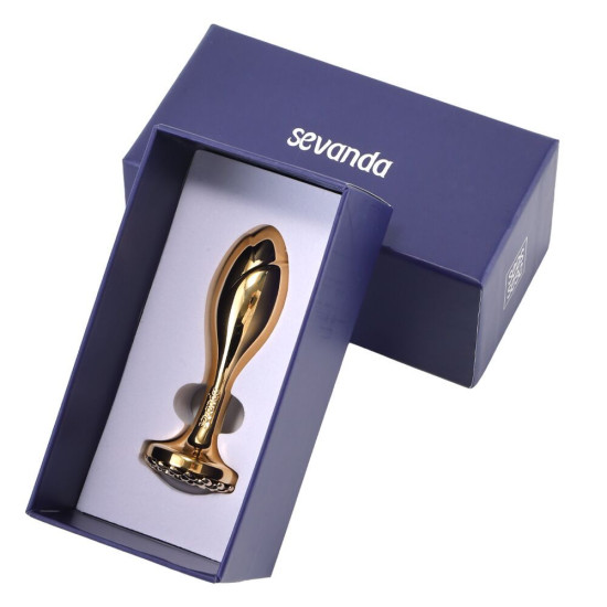 Анальна пробка з перловим дизайном Lockink Sevanda Pearl Pearl Rose-Shape Anal Plug