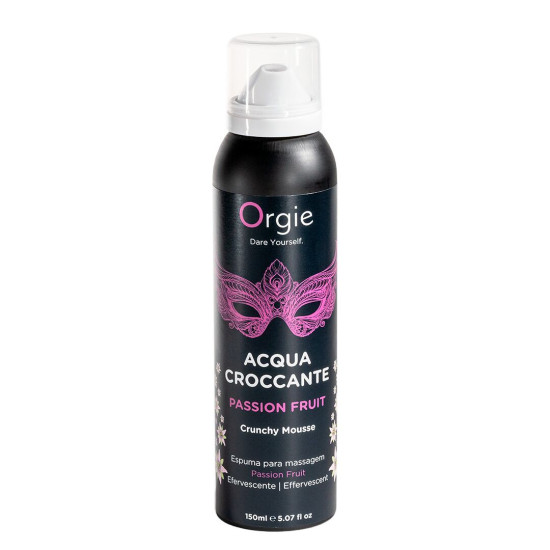 Массажная пенка с эффектом лопающихся пузырьков, аромат маракуйи Orgie Acqua Croccante Passion Fruit, 150 ml