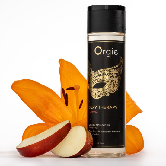 Гибридное массажное масло с романтическим ароматом Orgie Sexy Therapy Amor, 200 ml