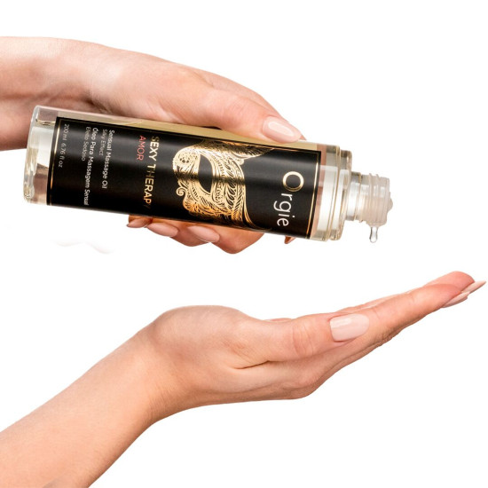 Гибридное массажное масло с романтическим ароматом Orgie Sexy Therapy Amor, 200 ml