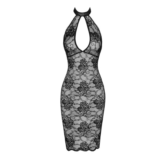 Сукня мереживна, чорна Noir Handmade F338 Lace Midi Dress, 3XL