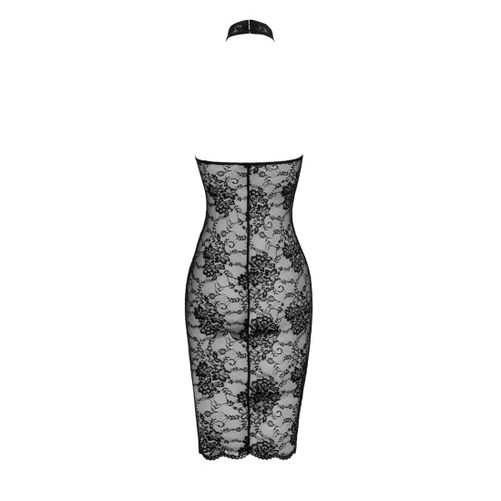 Сукня мереживна, чорна Noir Handmade F338 Lace Midi Dress, 3XL