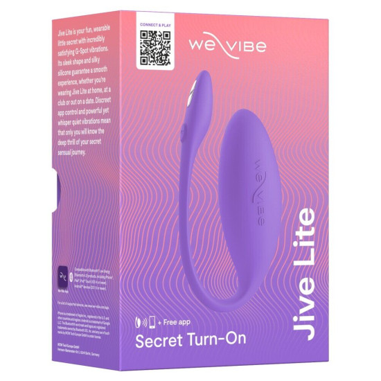 Смарт-віброяйце, пурпурове We-Vibe Jive Lite Purple