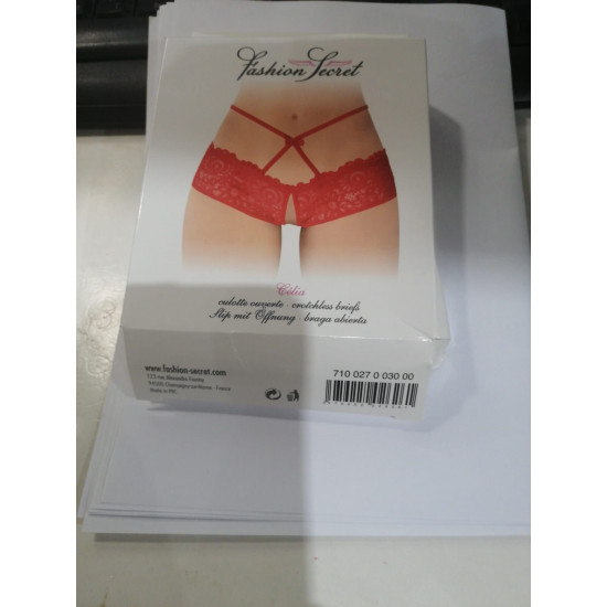 Трусики, красные Fashion Secret Celia Red (мятая упаковка)