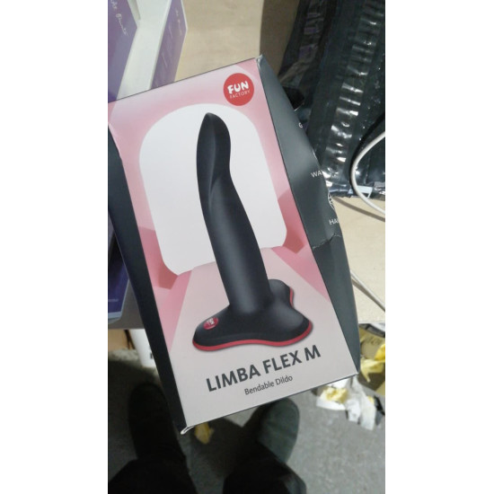 Фалоімітатор Fun Factory LIMBA FLEX M Black (пом'ята упаковка!!!)