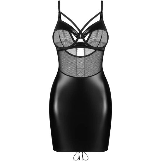 Сорочка Obsessive Dominna Chemise & Thong, размер L/XL