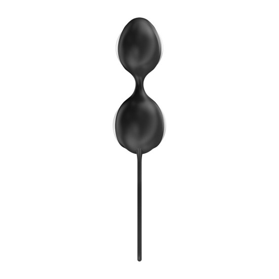Вагинальные шарики, 2 шт, черные, диаметр 3.2 и 3.6 см Fun Factory SMARTBALLS DUO Black