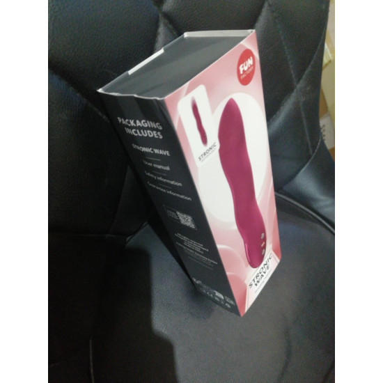 Пульсатор для точки G, червоний Fun Factory Stronic Wave Wine Red (м'яте паковання)