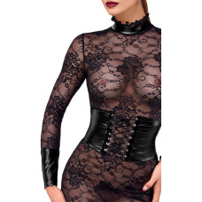 Мереживна сукня-міді з корсетним верхом Noir Handmade F375 Noirelle Lace Corset Midi dress, XS