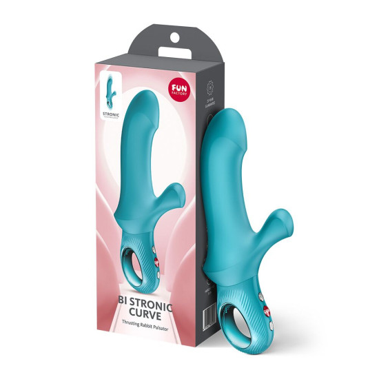 Пульсатор, бирюзовый Fun Factory Bi Stronic Curve Aquamarine