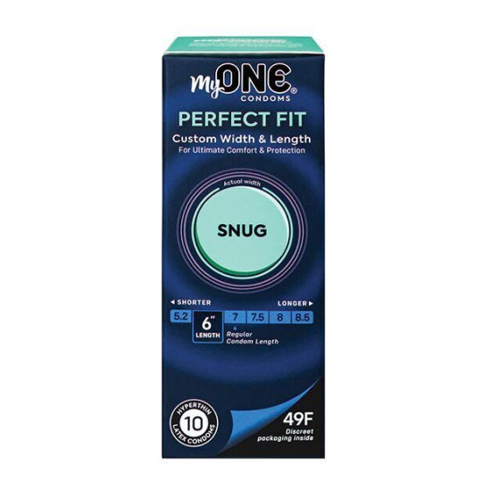 MyONE Snug 10 Pack - 10 презервативів, картонна коробка (м'ята упаковка)