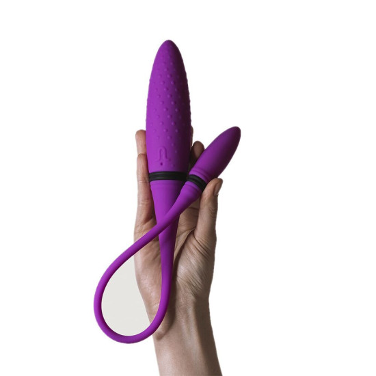 Вибратор двухсторонний с пультом LRS Adrien Lastic AD-2