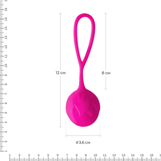Вагінальні кульки, діаметр 4 см, вага 42 г, Adrien Lastic Geisha Lastic Balls Mía Magenta, L