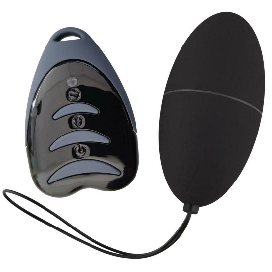 Віброяйце чорного кольору з пультом ДУ Alive Magic Egg 3.0 Black