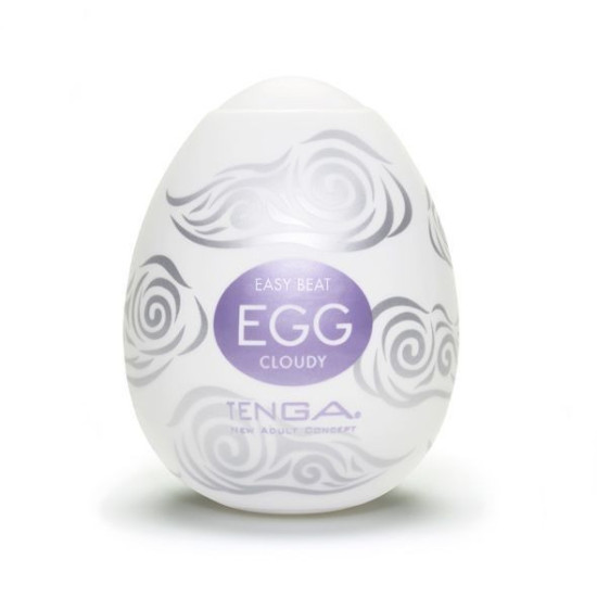 Мастурбатор-яйце з текстурою «Хмарний» Tenga Egg Cloudy