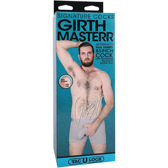 Реалістичний фалоімітатор, довжина 21,6 см Doc Johnson Signature Cocks Girthmasterr 8.5 Inch UltraSkyn