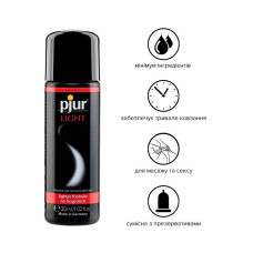 Очень жидкая интимная смазка для секса и массажа на силиконовой основе Pjur Light, 30 ml