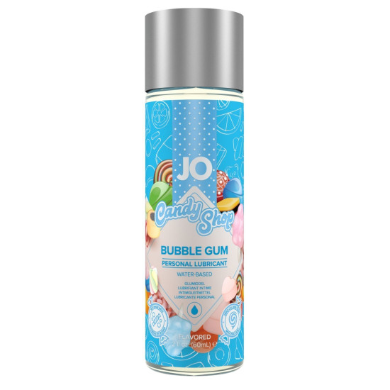 Оральний лубрикант на водній основі зі смаком жувальної гумки JO H2O Candy Shop Bubblegum, 60 ml