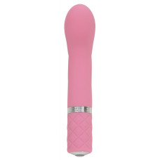 Вибратор для точки G розового цвета с кристаллом Сваровски Pillow Talk Racy Pink