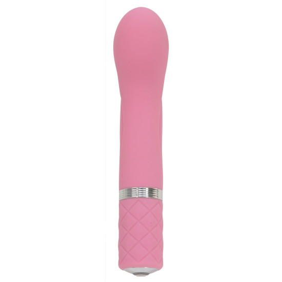 Вібратор для точки G рожевого кольору з кристалом Сваровскі Pillow Talk Racy Pink