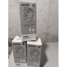 Зарядка (запасний кабель) для іграшок Satisfyer USB charging cable White (пом'ята упаковка!!!)