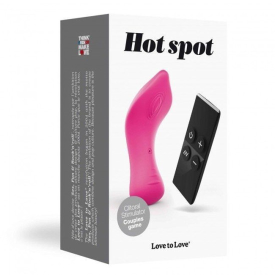Стимулятор клитора и эрогенных зон с пультом ДУ, можно под одежду Love To Love Hot Spot