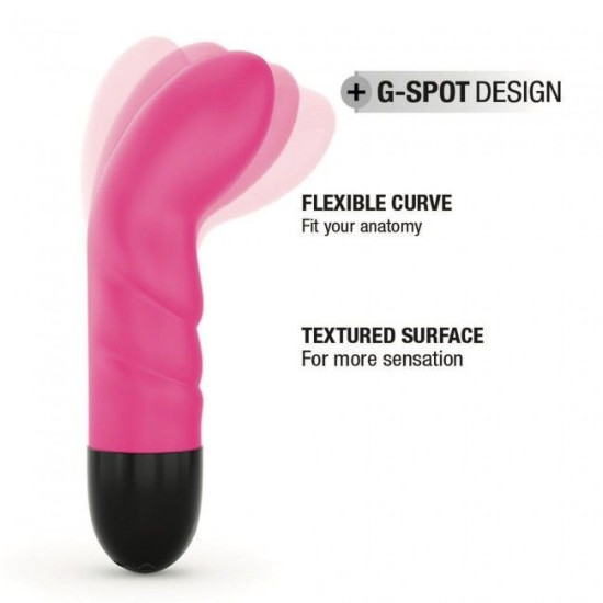 Вибратор для точки G малинового цвета, перезаряжаемый Dorcel Expert G 2.0 Magenta