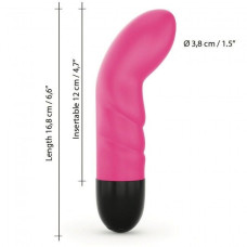 Вибратор для точки G малинового цвета, перезаряжаемый Dorcel Expert G 2.0 Magenta