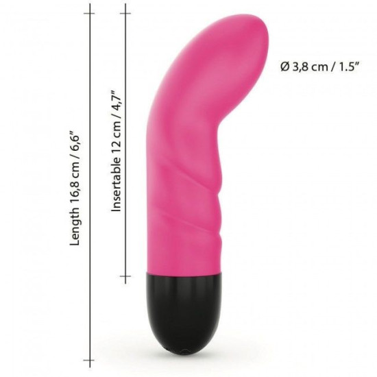 Вибратор для точки G малинового цвета, перезаряжаемый Dorcel Expert G 2.0 Magenta