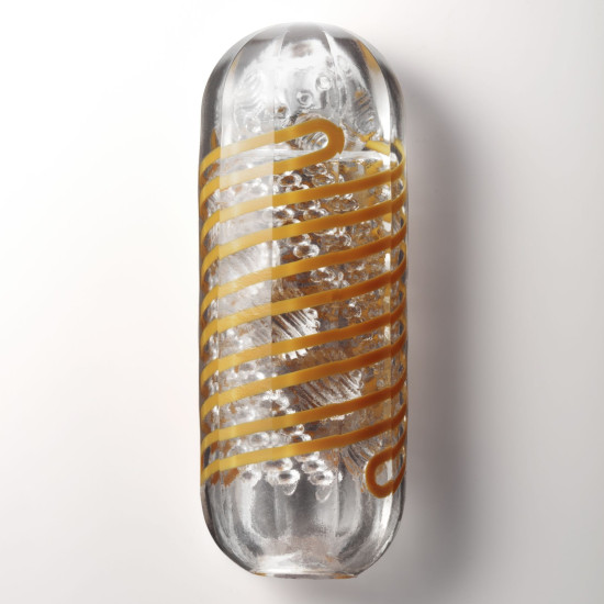 Мастурбатор с упругой стимулирующей спиралью внутри Tenga Spinner 05 Beads