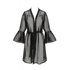 Пеньюар, чорний Lovelia Peignoir Black, L/XL