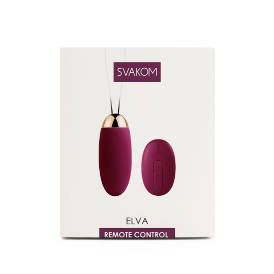 Виброяйцо с пультом управления, фиолетовое Svakom Elva Violet