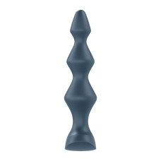 Анальный стимулятор-бусины с двумя моторами, темно-зеленый Satisfyer Lolli-Plug 1 Dark Teal