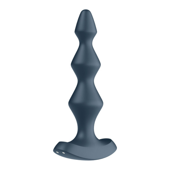 Анальный стимулятор-бусины с двумя моторами, темно-зеленый Satisfyer Lolli-Plug 1 Dark Teal