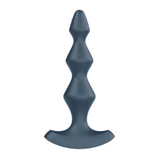 Анальный стимулятор-бусины с двумя моторами, темно-зеленый Satisfyer Lolli-Plug 1 Dark Teal