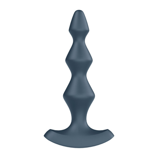 Анальный стимулятор-бусины с двумя моторами, темно-зеленый Satisfyer Lolli-Plug 1 Dark Teal