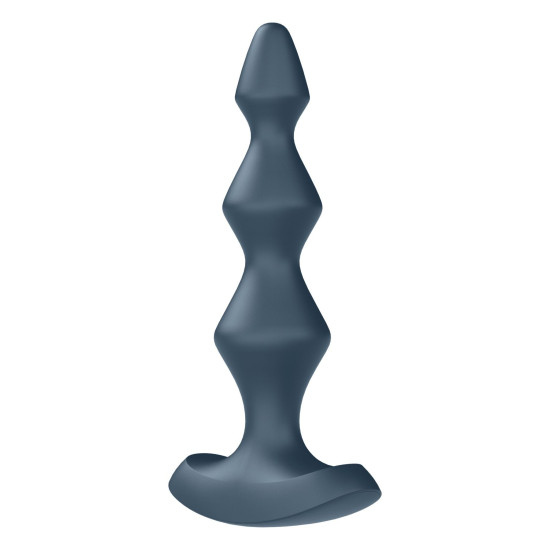Анальный стимулятор-бусины с двумя моторами, темно-зеленый Satisfyer Lolli-Plug 1 Dark Teal