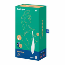 Смарт-вибратор для клитора, белый Satisfyer Twirling Joy White