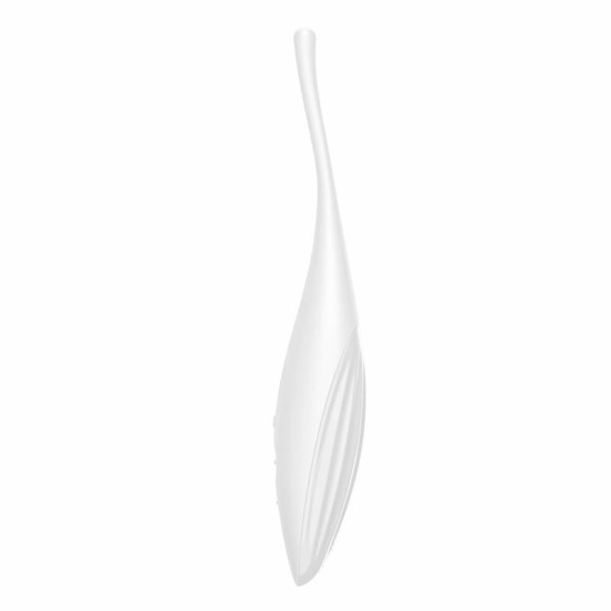 Смарт-вибратор для клитора, белый Satisfyer Twirling Joy White