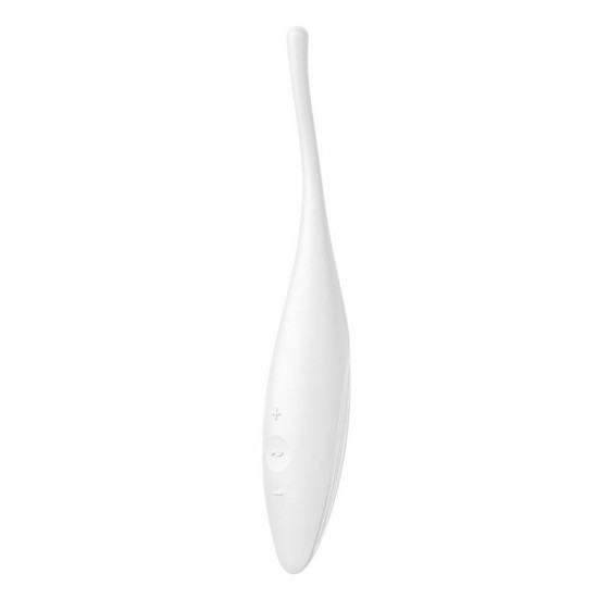 Смарт-вибратор для клитора, белый Satisfyer Twirling Joy White