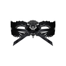 Кружевная маска, чёрная Obsessive A700 Mask