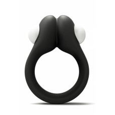 Виброкольцо с одним режимом вибрации, черное, диаметр 3–4,2 см Wooomy Zippy