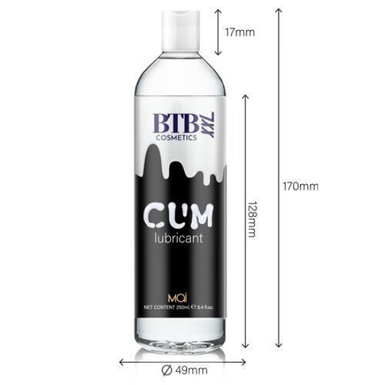 Лубрикант на гібридній (водно-силіконовій) основі BTB Cum, 250 ml