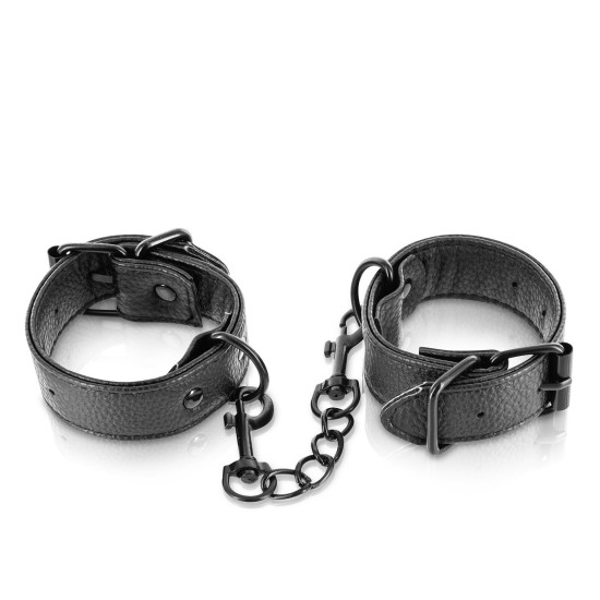 Регульовані наручники зі знімним ланцюжком на карабінах Fetish Tentation Adjustable Handcuffs