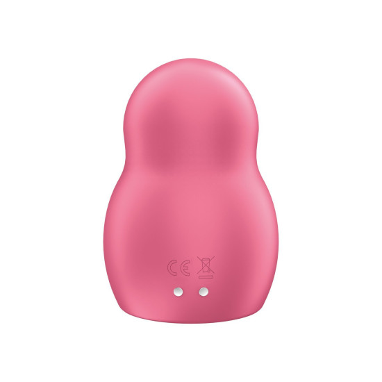 Вакуумний стимулятор з вібрацією, червоний Satisfyer Pro To Go 1 Red