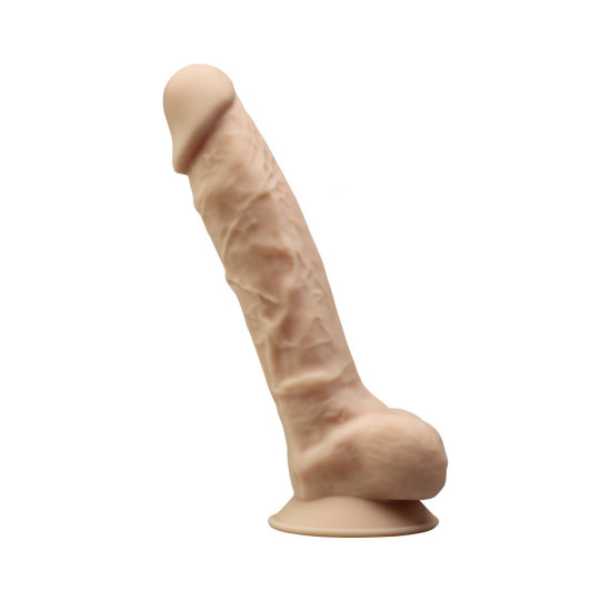 Фалоімітатор з вібрацією, довжина 20,3 см SilexD Vetus Vibro Flesh Model 1 Size 8in + LRS