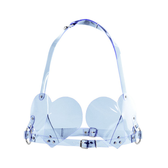 Лиф-сердце, прозрачный Feral Feelings Hearts Bra Transparent
